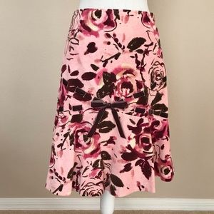 Anthropologie Odille Rose Skirt